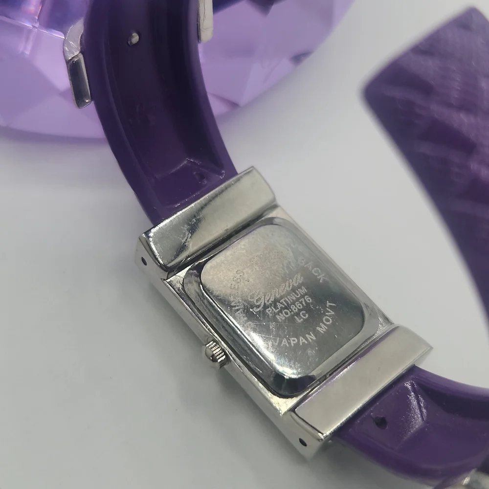 Art deco Geneva platinum watches - Picture 6 of 8